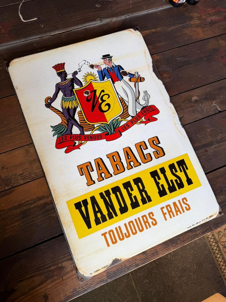 Emaille Vander Elst, Verzamelen, Merken en Reclamevoorwerpen, Ophalen, Gebruikt
