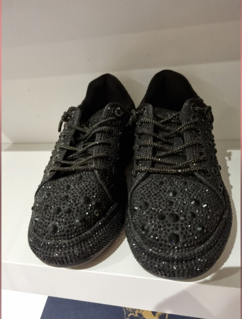 Limited Azalea Wang sneakers met strass volledig nieuw, Zwart, Ophalen of Verzenden, Sneakers, Azalea Wang