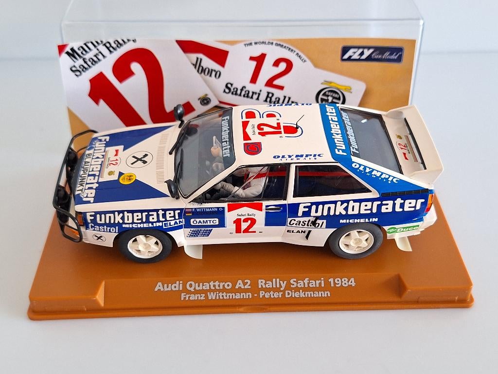 E-1901 FLY AUDI QUATTRO A2 OU SAFARI 84 #12 DE WWITTMANN LTD, Neuf, Autres marques, Électrique, Circuit