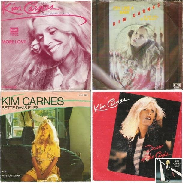 KIM CARNES - PAKKET!, Enlèvement ou Envoi, Pochette photo, 7 inch, Comme neuf