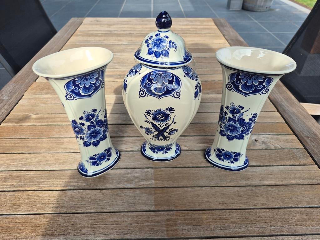 Set handgeschilderd delfts blauw, Ophalen
