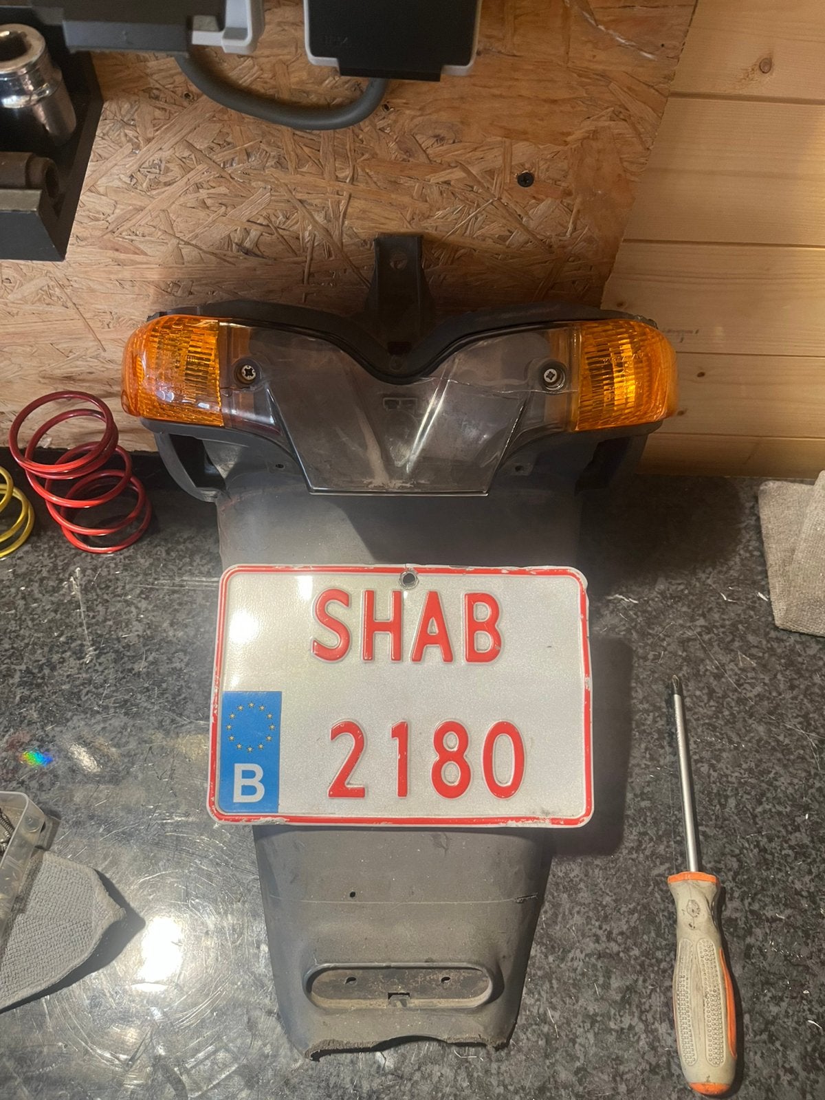 Gilera runner achterlicht + spatbord, Fietsen en Brommers, Ophalen of Verzenden