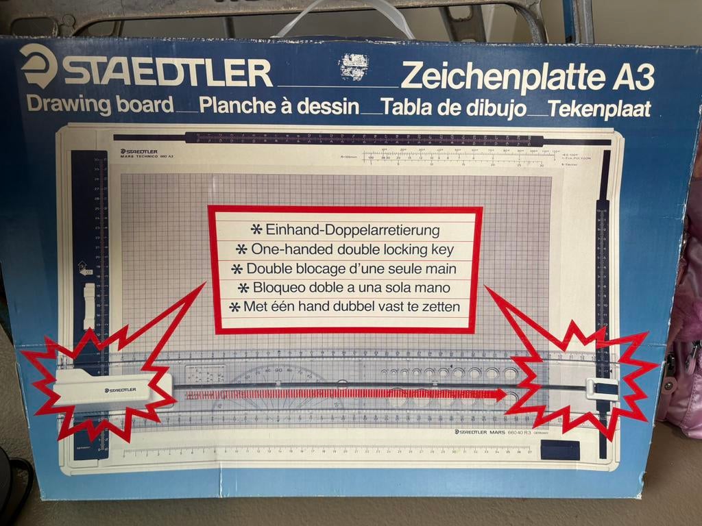 Staedtler tekenplaat A3, Ophalen of Verzenden, Gebruikt
