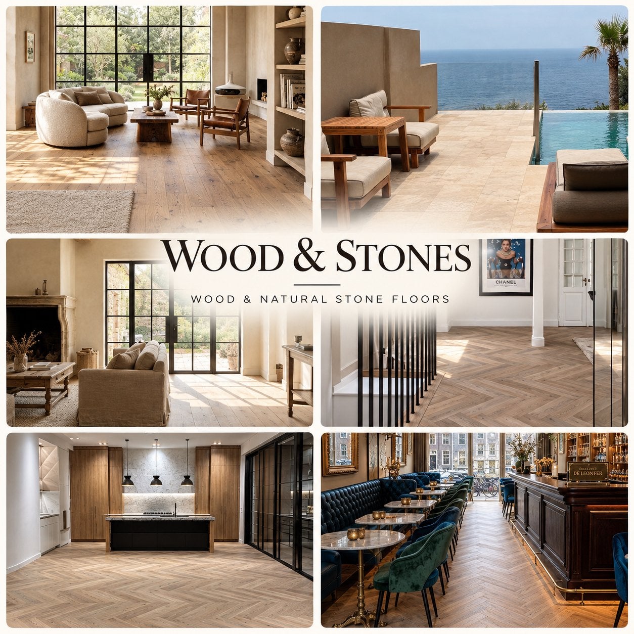 Wood & Stones — het adres voor houten vloeren & natuursteen., Tuin en Terras, Ophalen of Verzenden, Nieuw, Binnen
