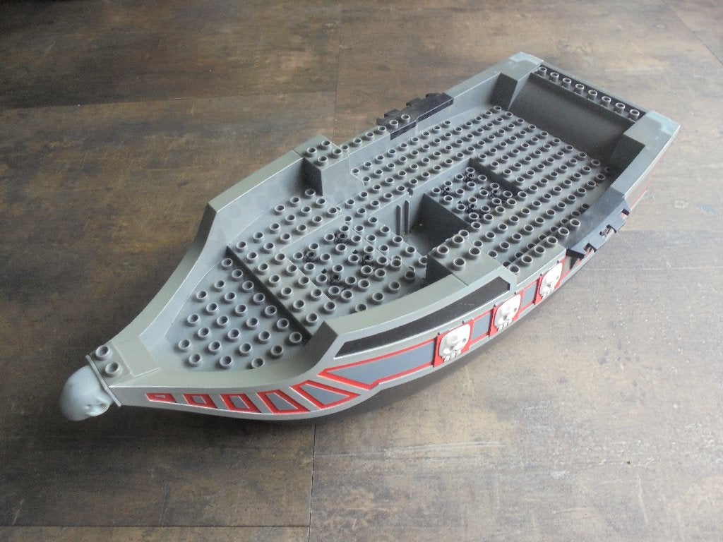 Lego Duplo Boat Hull 14x27 on Wheels(zie foto's), Ophalen of Verzenden, Gebruikt, Losse stenen, Duplo