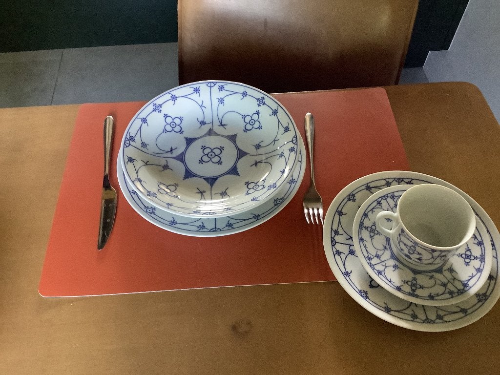 Servies Bareuther Indisch Blau Germany, Ophalen, Aziatisch, Overige merken, Zo goed als nieuw