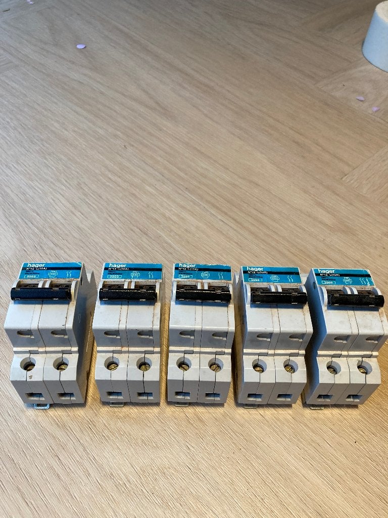 Lot Hager Automaten, Ophalen, Gebruikt, Overige typen