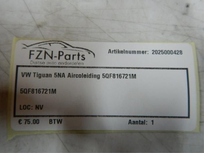 Airco Leiding Volkswagen Tiguan (22728577), Ophalen of Verzenden, Gebruikt