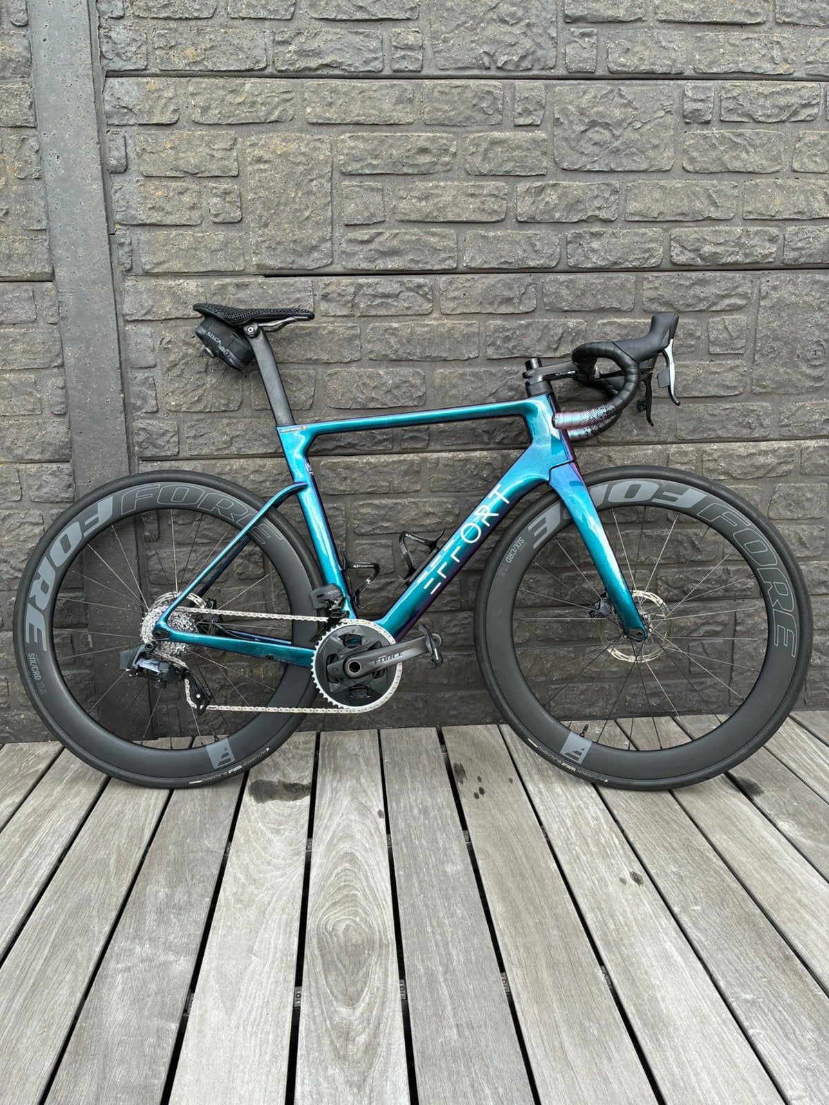 Effort carbon racefiets maat 56/L, Autres marques, Comme neuf, Enlèvement, 53 à 57 cm