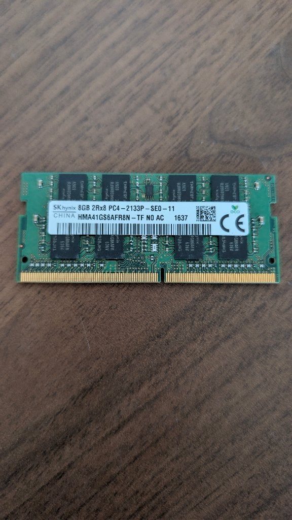 8 GB DDR4 RAM — 2133 MHz, Computers en Software, DDR4, 8 GB, Refurbished, Ophalen of Verzenden