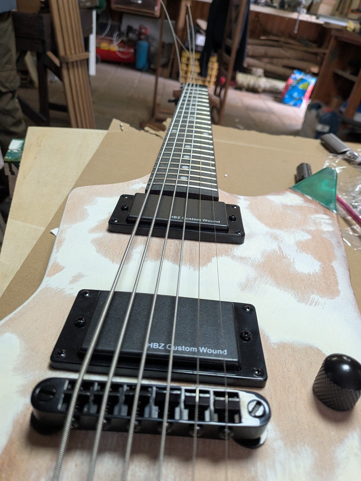elektrische gitaar Active pickups handgemaakt, Musique & Instruments, Enlèvement ou Envoi