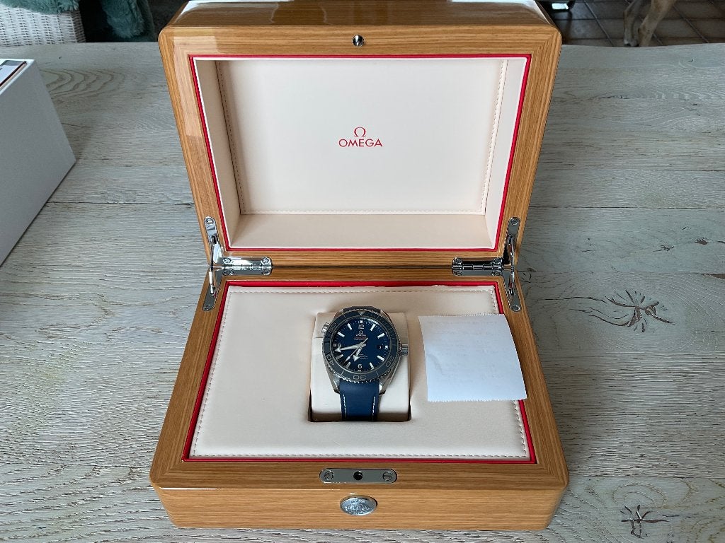 Omega seamaster planet ocean titanium 45,5, Handtassen en Accessoires, Horloges | Heren, Ophalen, Overige materialen, Polshorloge