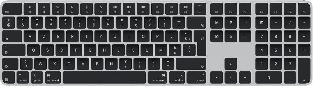 Apple Magic Keyboard met Touch ID, Numeriek gedeelte, Azerty, Ophalen of Verzenden, Zo goed als nieuw