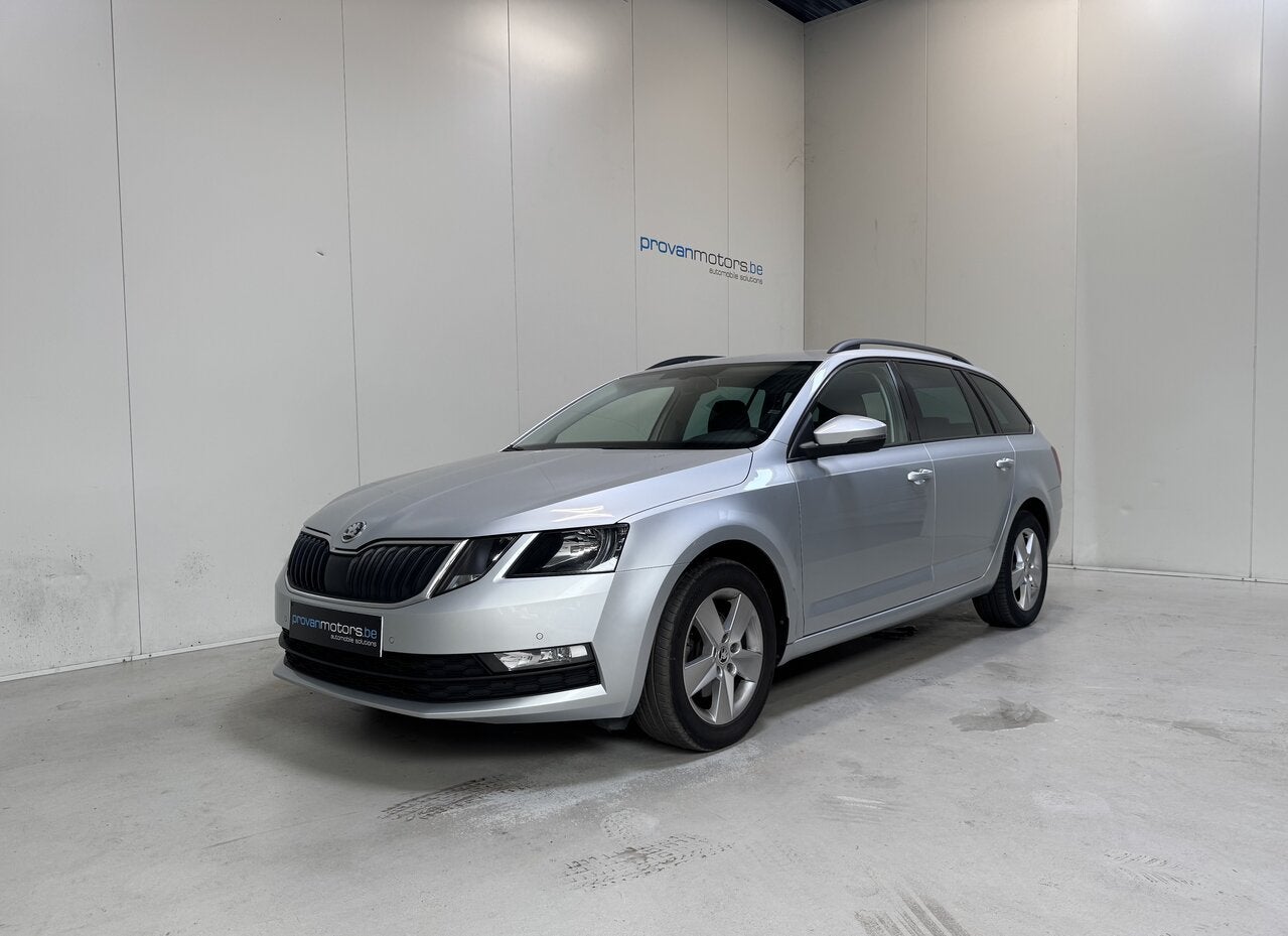Skoda Octavia 1.5 CNG Autom. - Airco - GPS - Topstaat!, Autos, 0 kg, Argent ou Gris, Achat, Automatique
