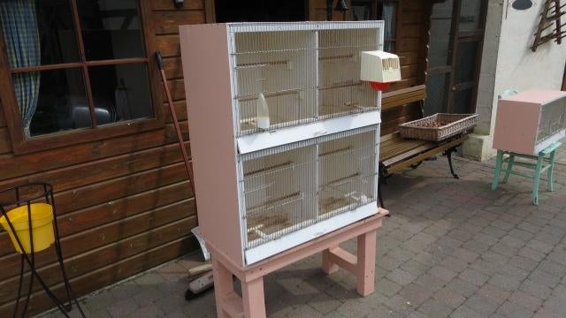 kweekkooi kanaries, Ophalen, Zo goed als nieuw, Hout, Broedkooi of Kweekkooi