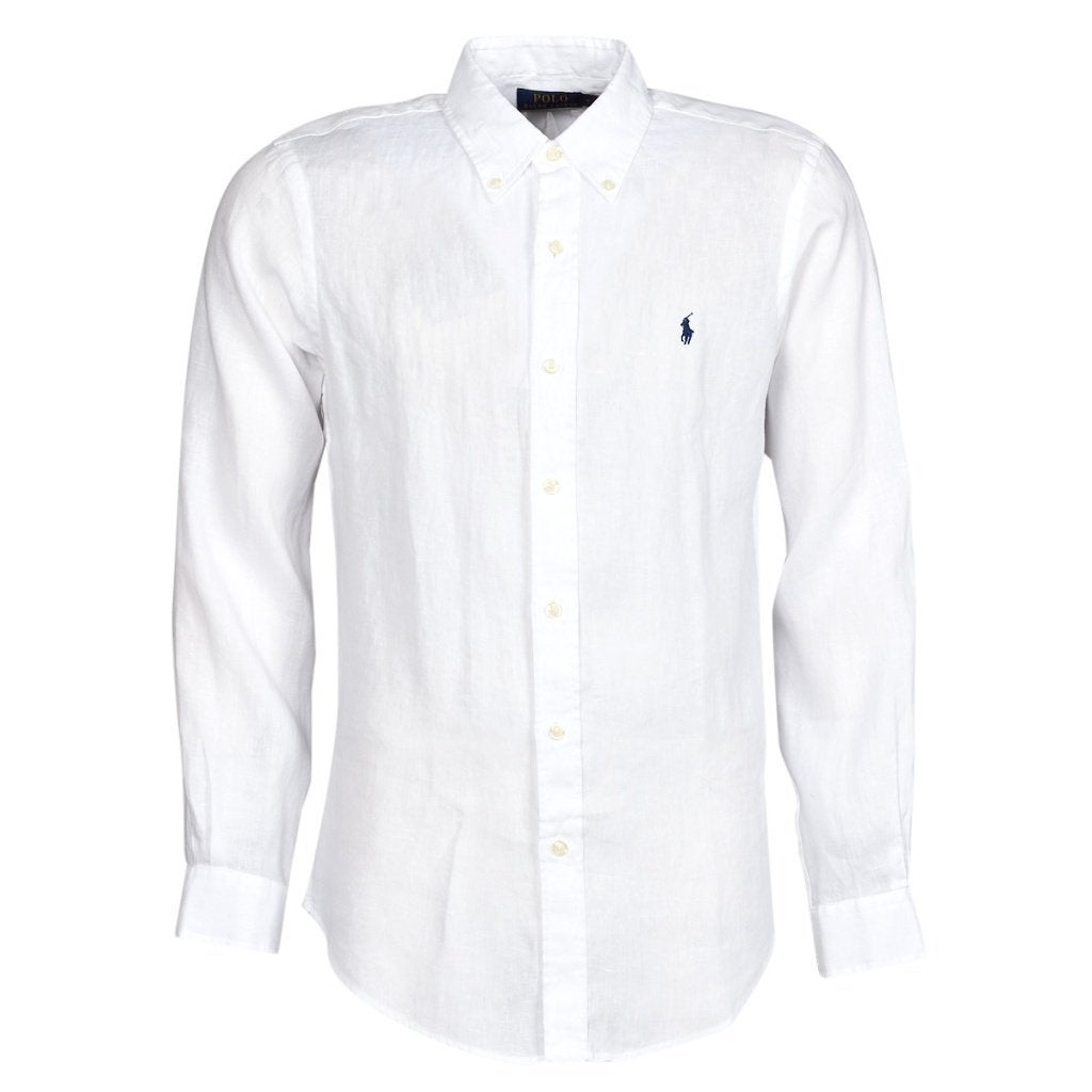 Chemise blanche en 100 % Lin  Ralph  Lauren  Neuf très chic, Vêtements | Hommes, Chemises, Neuf, Tour de cou 41/42 (L), Ralph Lauren