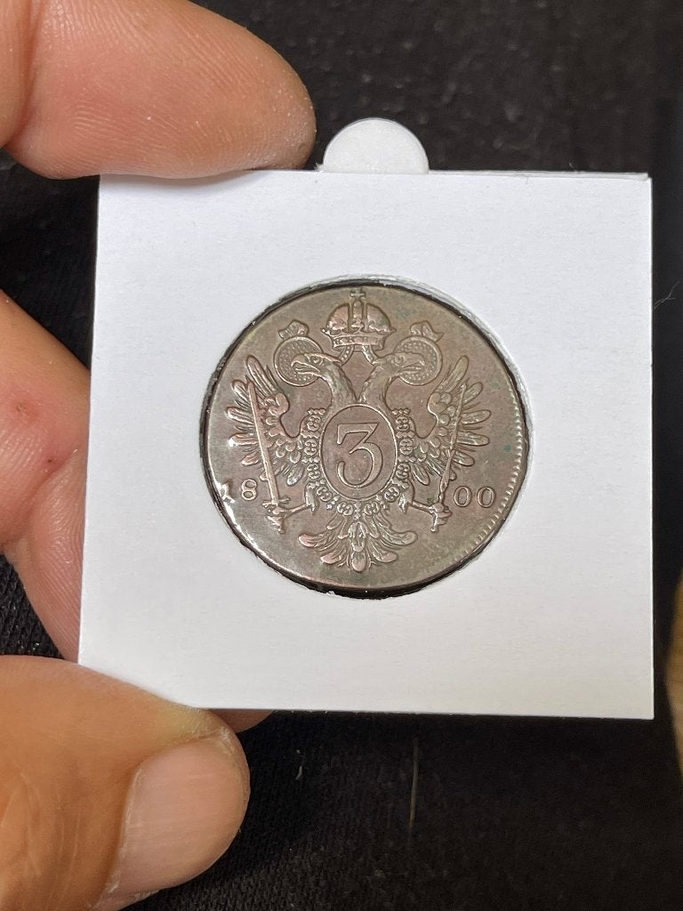 Oostenrijk 3 kreuzer 1800 S, Ophalen, Oostenrijk, Losse munt