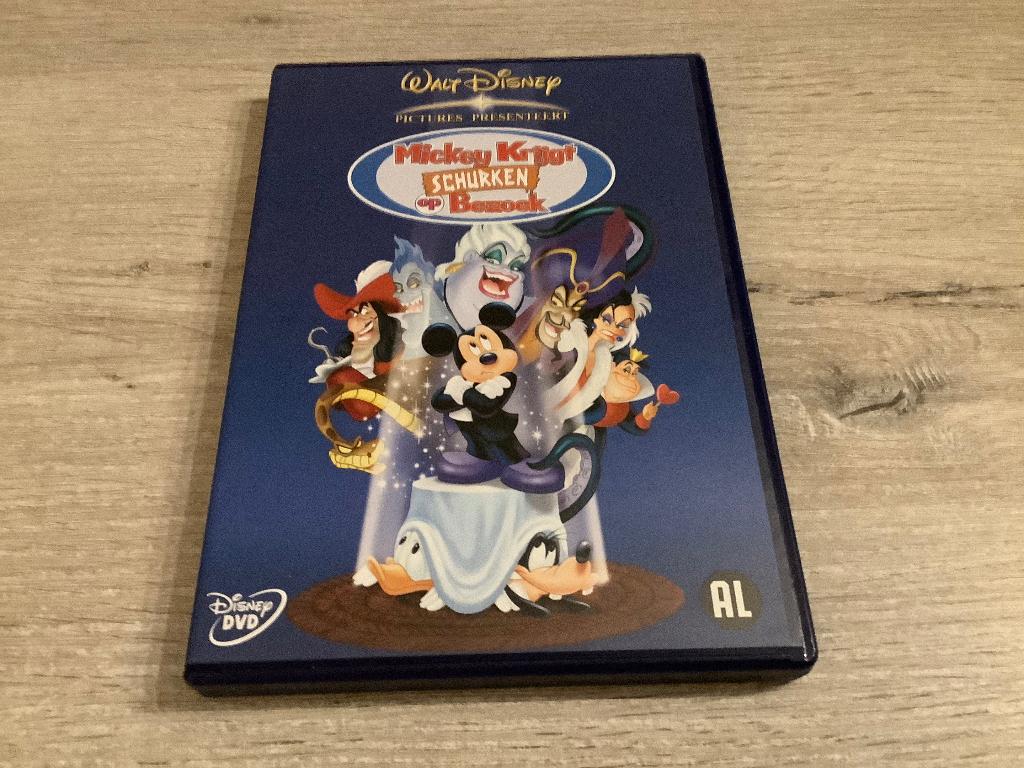 DVD de Walt Disney Mickey fait visiter les méchants (2002), Enlèvement ou Envoi, Dessin animé, Tous les âges, Comme neuf