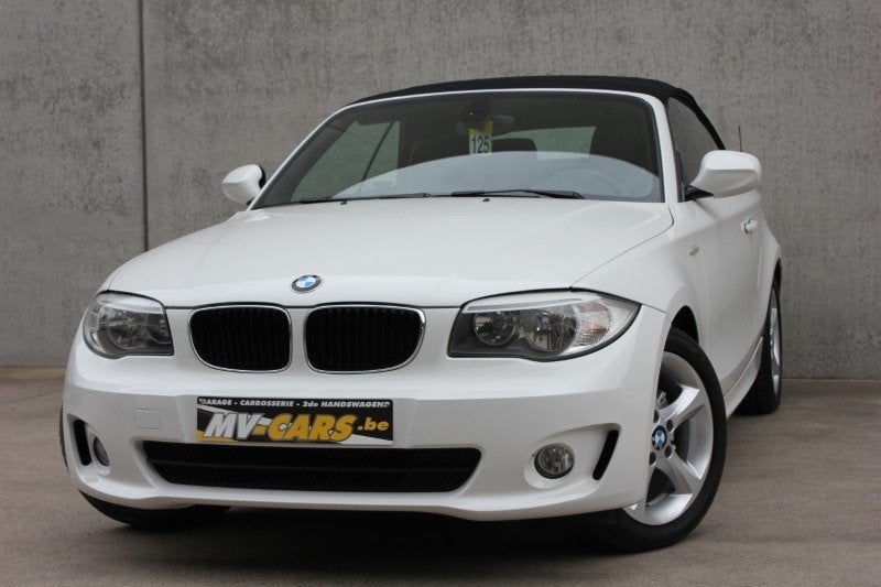 BMW 118i Cabrio/Leder, Auto's, BMW, 1995 cc, Zwart, 4 cilinders, Cabriolet