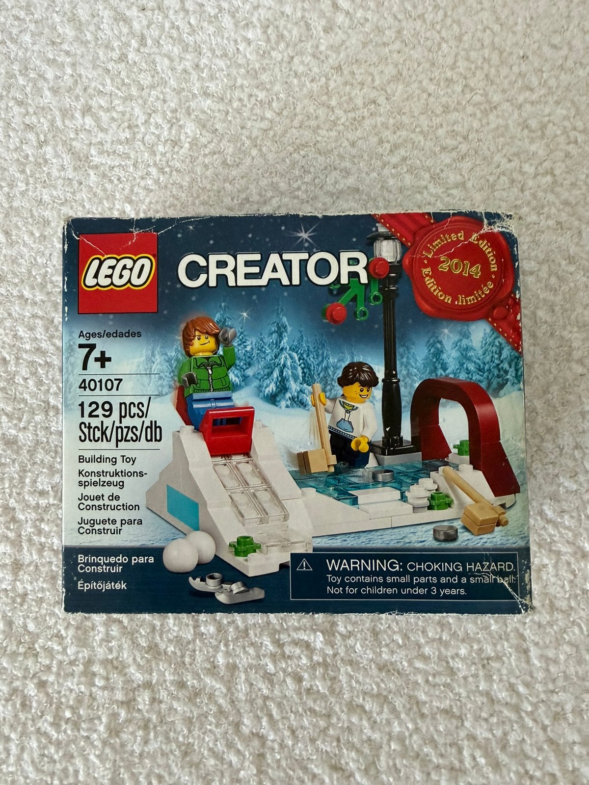 LEGO Creator 40107 Schaatsscène — gelimiteerde editie 2014, Verzenden, Zo goed als nieuw, Lego, Creator