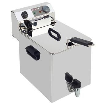 Friteuse de table électrique 10 litres + robinet de vidange, Envoi, Neuf, Article de fête