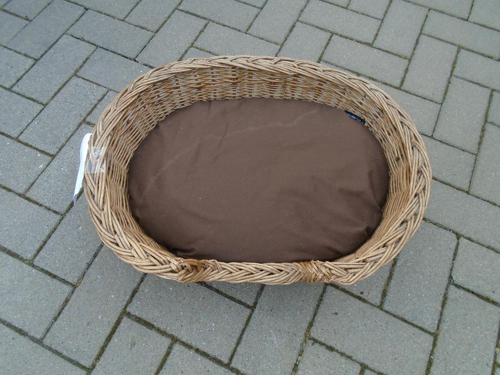 rieten hondenmand, Ophalen, Gebruikt, Riet