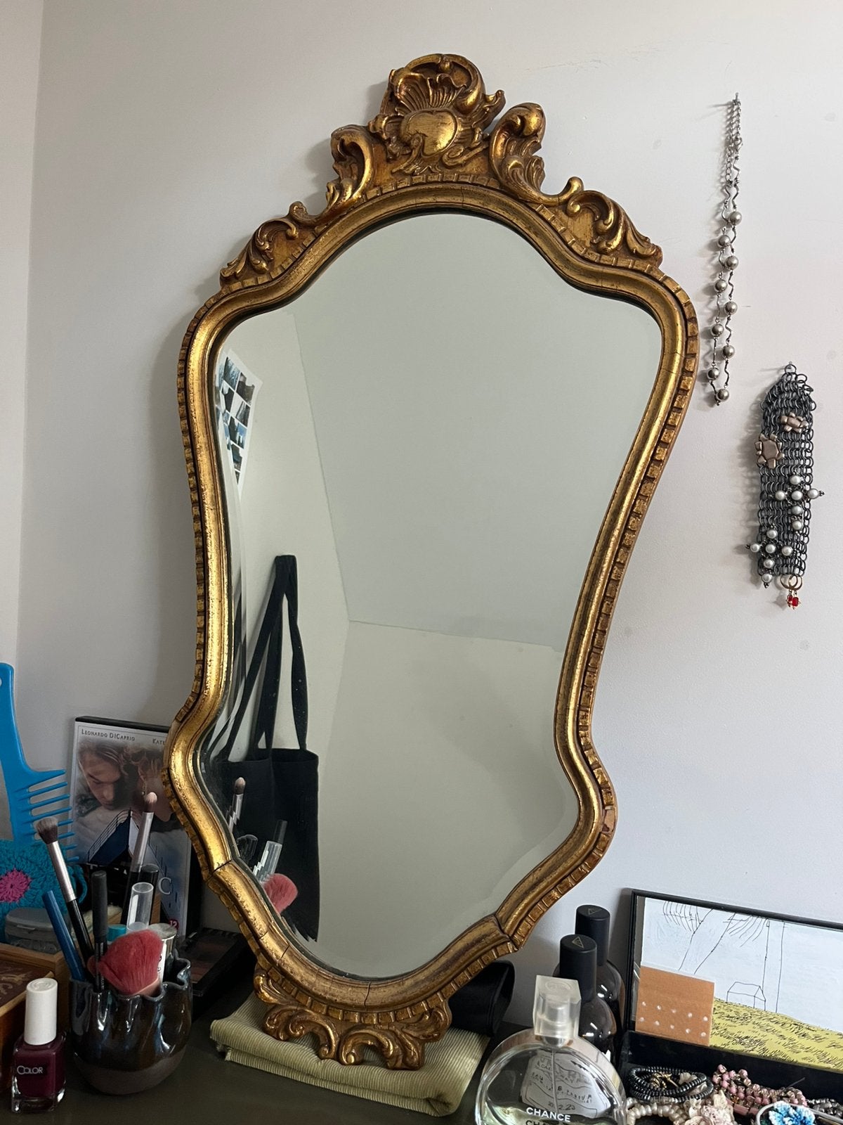 gouden spiegel, Ophalen, Overige vormen, Minder dan 50 cm, Minder dan 100 cm