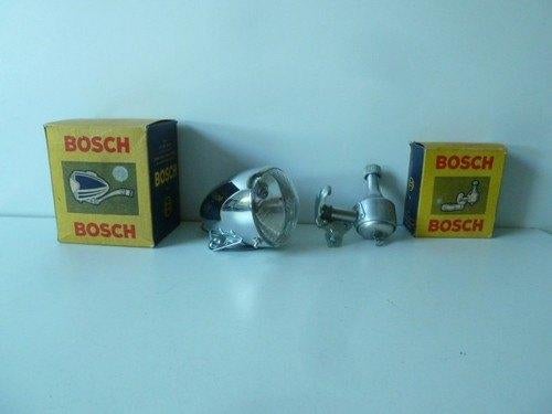 Kit d'éclairage BOSCH  vélo ancien, lampe ancètre oldtimer, Antiquités & Art, Enlèvement ou Envoi
