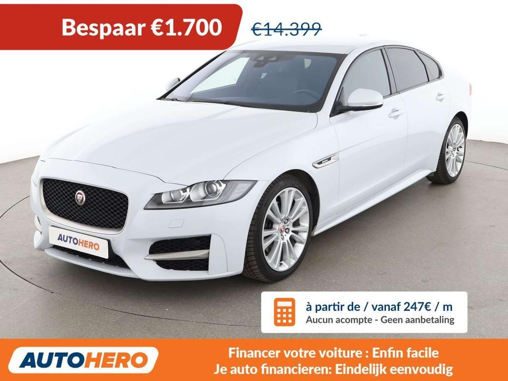 Jaguar XF 20d R-Sport AWD (bj 2016, automaat), Auto's, Jaguar, Te koop, XF, 4x4, ABS, Airbags, Airconditioning, Automatische klimaatregeling