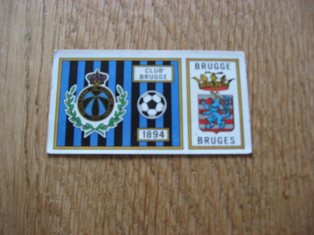 Autocollant Panini Football 76, emblème Club de Bruges, Enlèvement ou Envoi, Neuf, Autocollant