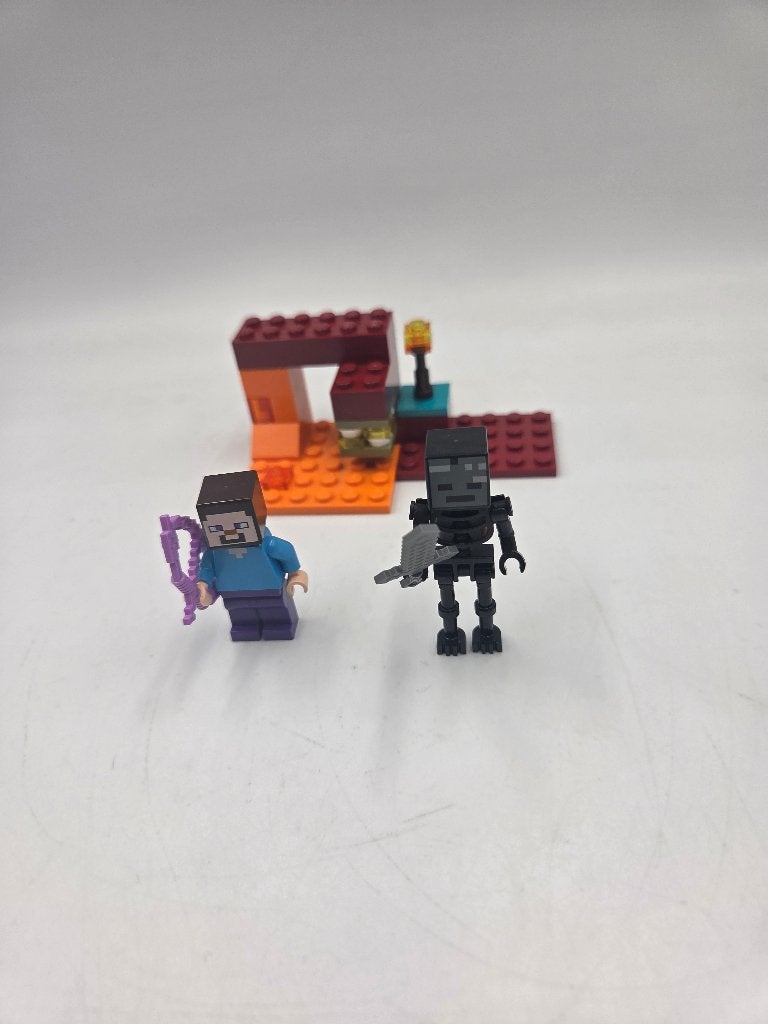 Lego Minecraft 30331 The Nether Duel, Minecraft, Lego, Ophalen of Verzenden, Zo goed als nieuw