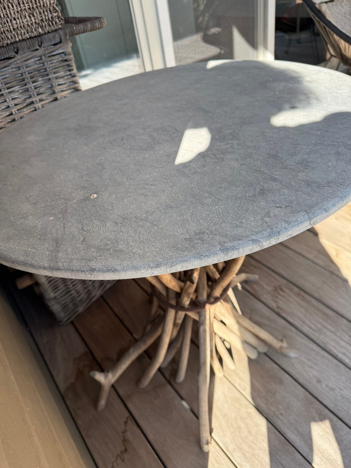 Arduin (tuin)tafel dia76cm x H76cm, Ophalen, Zo goed als nieuw