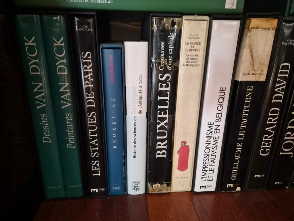 Lot livres fonds Mercator, Enlèvement