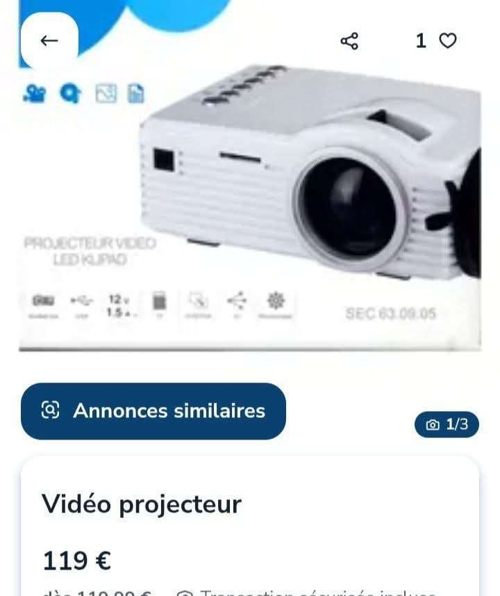 Pour la coupe du monde ou activité d'année rétroprojecteur, TV, Hi-fi & Vidéo, Enlèvement ou Envoi, Comme neuf