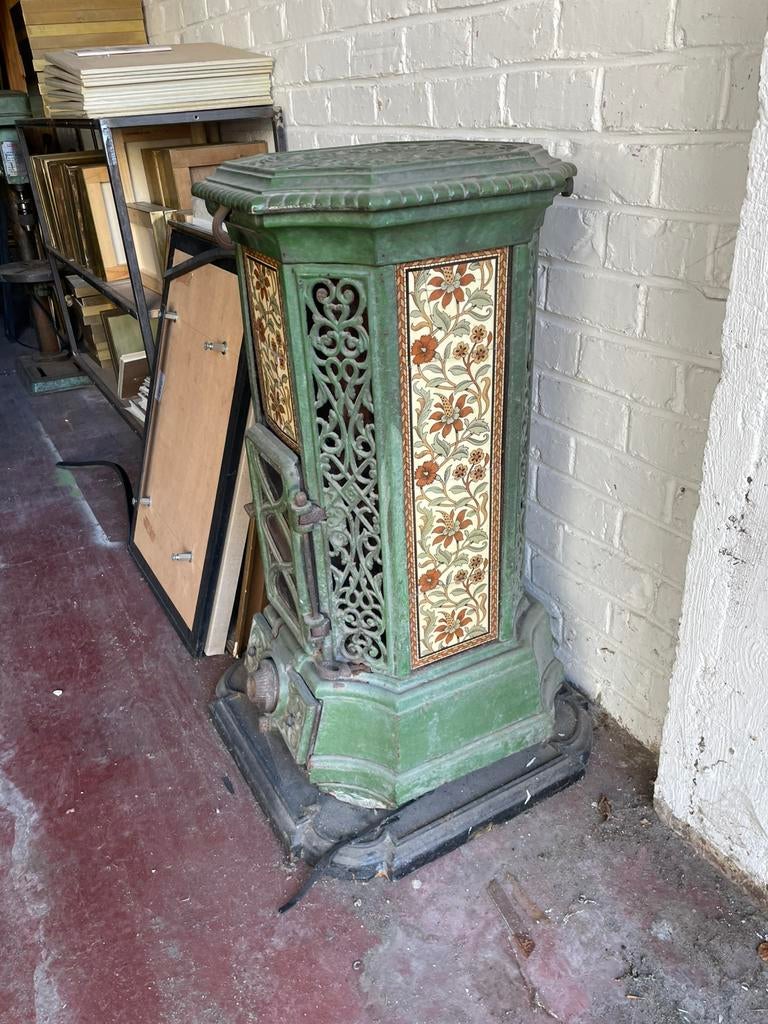 Poele a charbon godin 76 style art deco, Poêle à charbon, Enlèvement, Utilisé, Bois