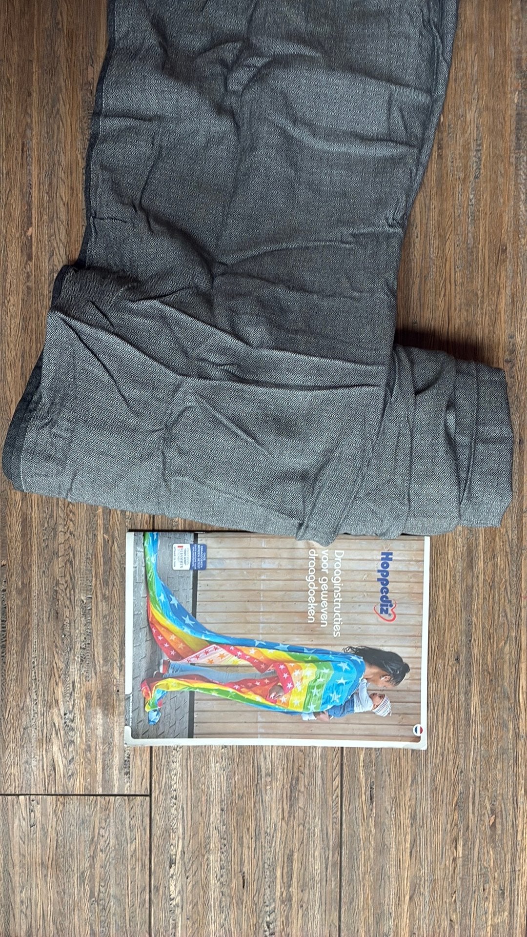 Geweven draagdoek hoppediz grijs, Kleding | Heren, Wintersportkleding, Ophalen, Zo goed als nieuw