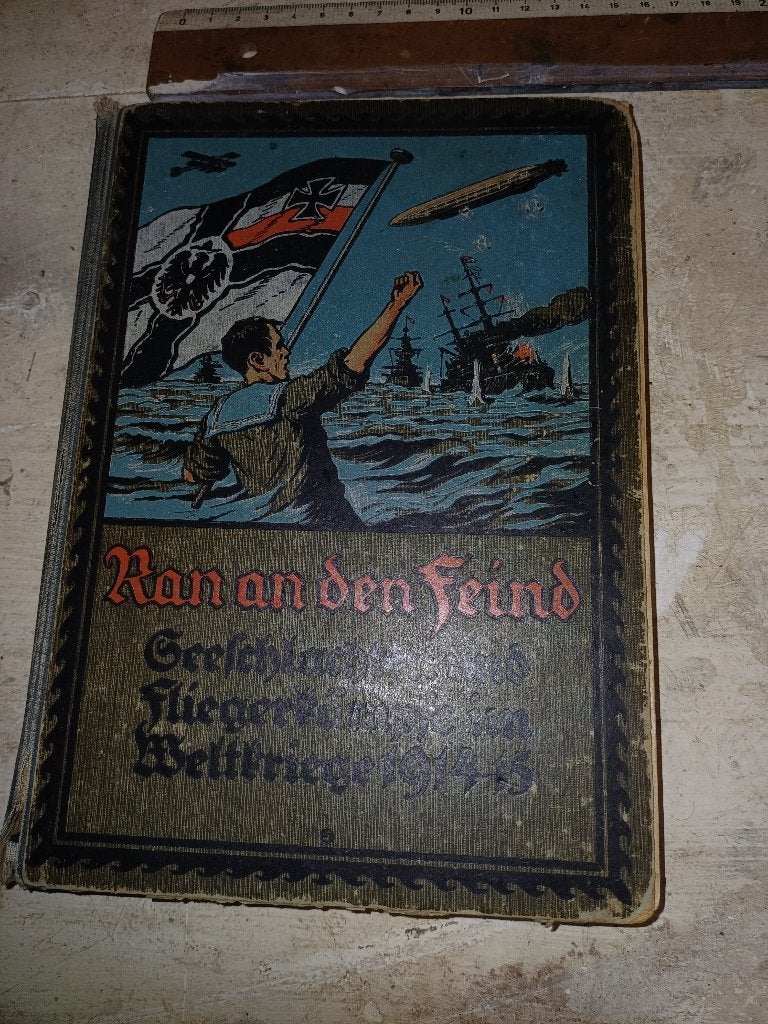 militaria ww1 all marine livre en allemand, Enlèvement ou Envoi, Marine, Livre ou Revue