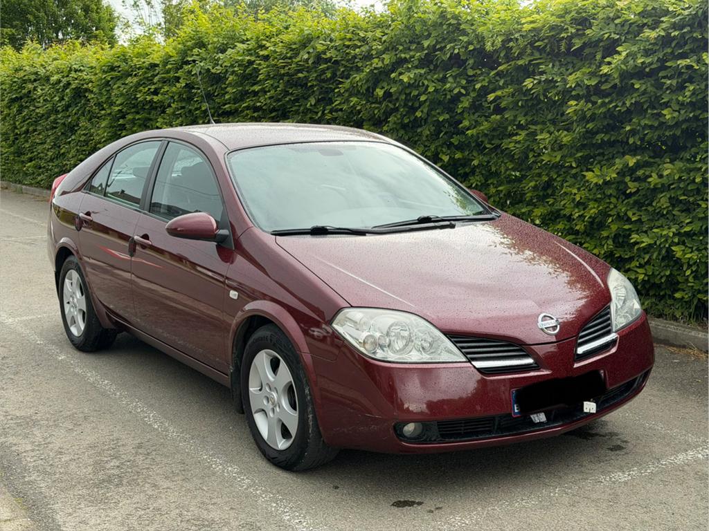 Nissan Primera 2003 1.9dCi 1er propriétaire superbe état, Autos, Rouge, Achat, Boîte manuelle, Entretenue par le concessionnaire