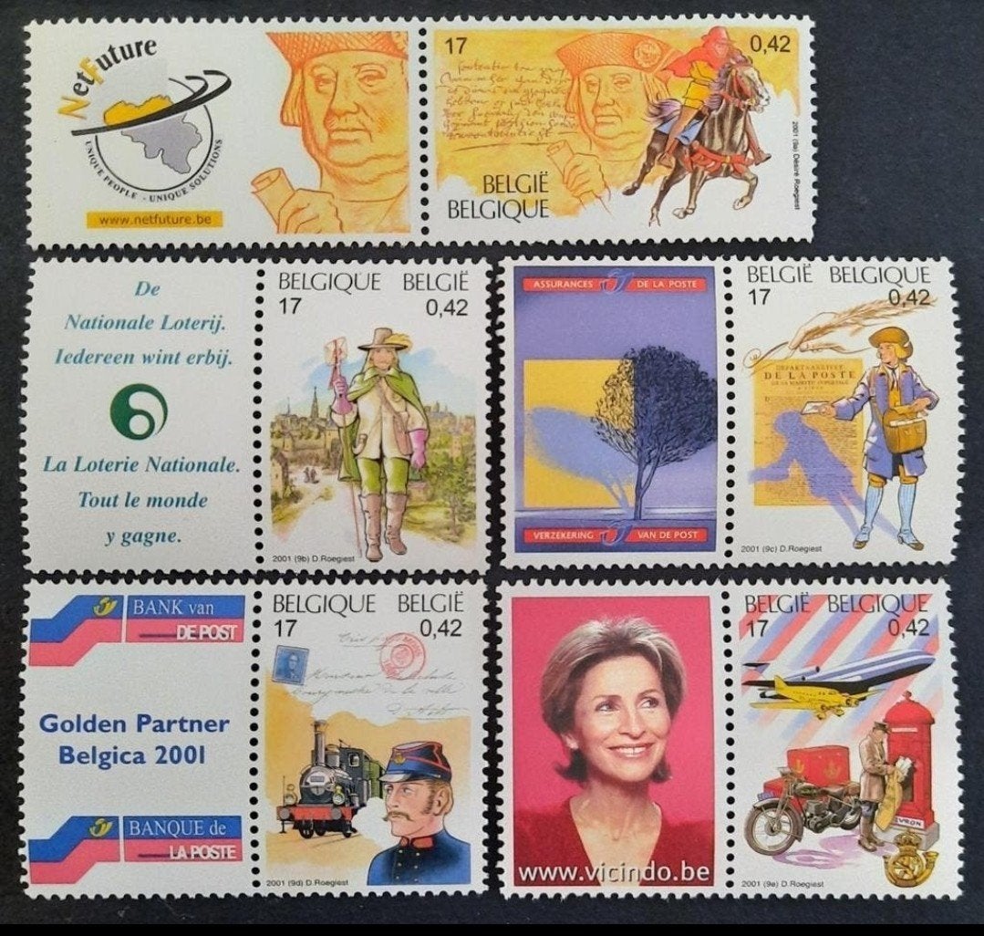Belgique : COB 2996/00 ** Belgica 2001, Sans timbre, Neuf, Enlèvement ou Envoi, Non oblitéré