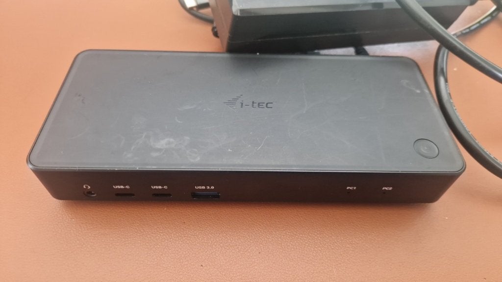 i-tec C31DUALKVMDOCKPD USB-C/Thunderbolt KVM Docking Station, Computers en Software, Dockingstations, Ophalen of Verzenden, Zo goed als nieuw