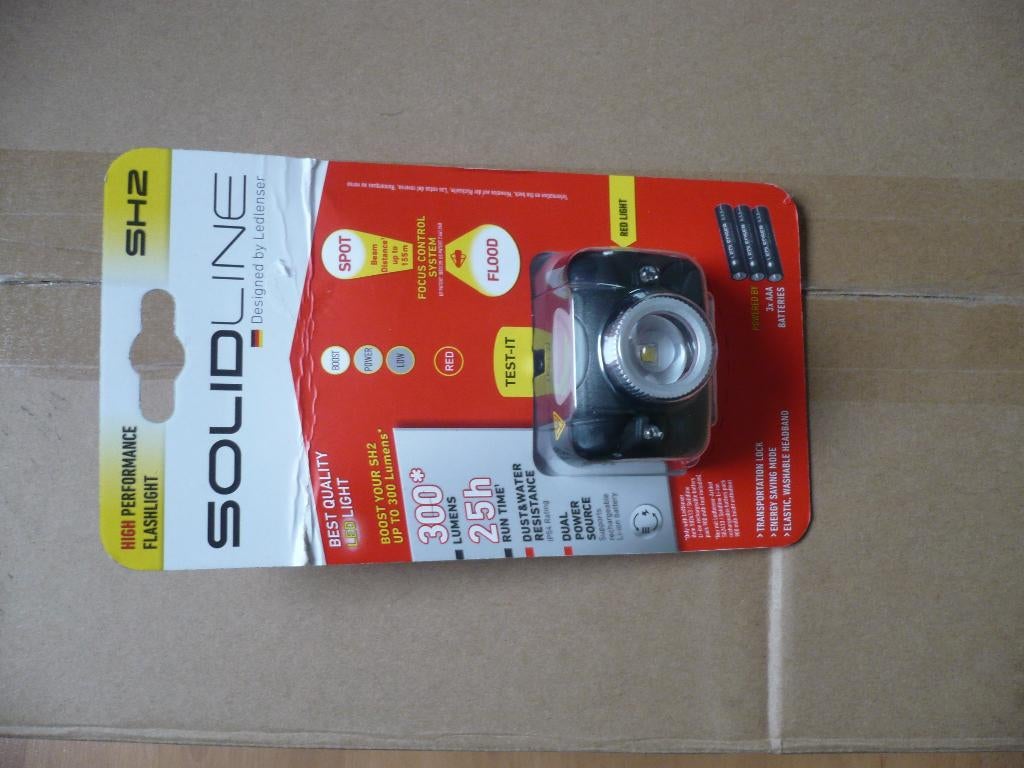 Werklamp hoofdlamp solidline nieuw nooit gebruikt., Ophalen of Verzenden