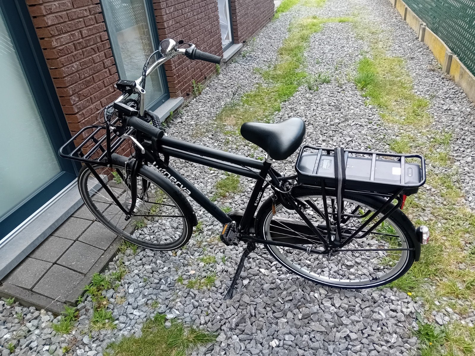 Elektrische fiets Minerva E-Cargo mat zwart weinig gebruikt, Ophalen