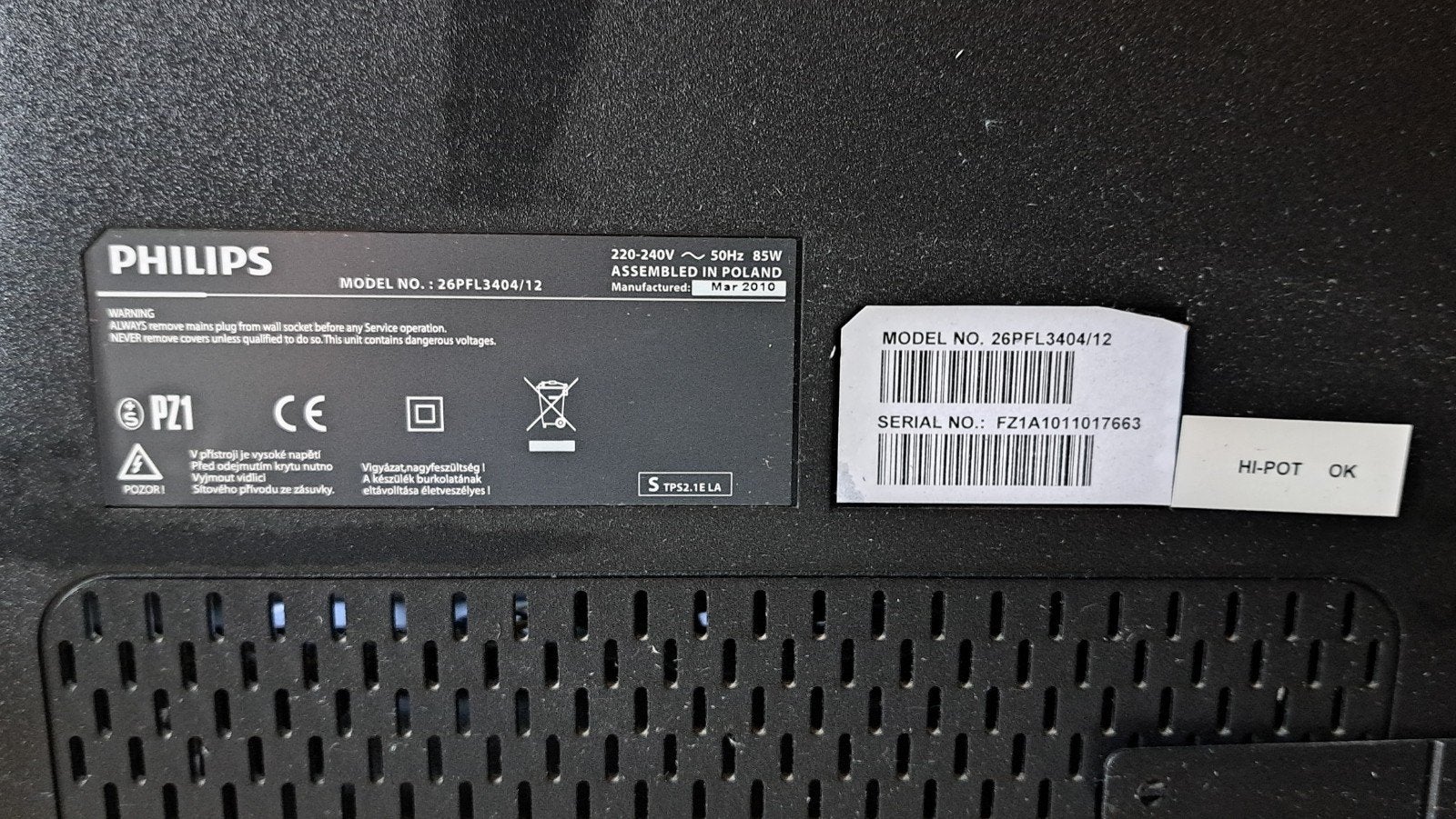 TV 26 inch, Philips, TV, Hi-fi & Vidéo, Enlèvement, Philips