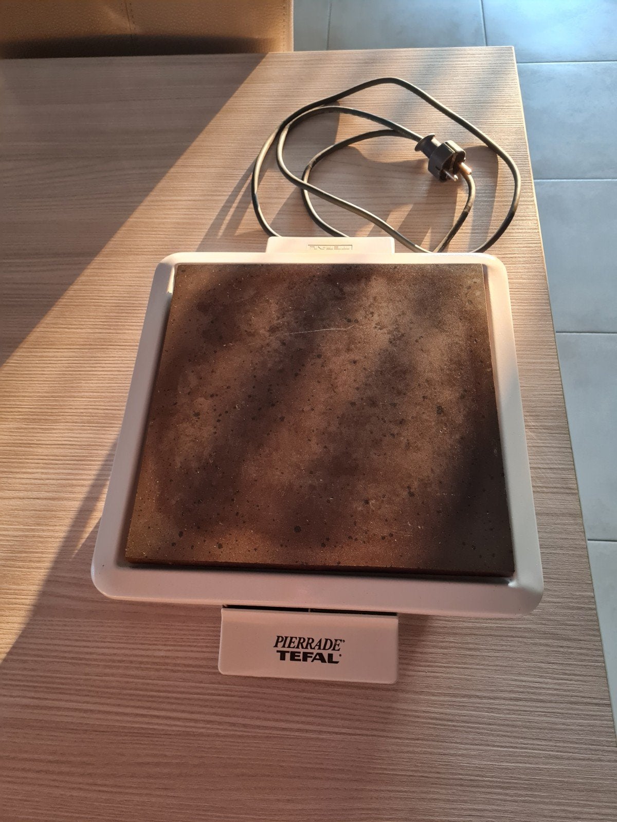 Elektrische Tefal Pierrade steengrill, Elektronische apparatuur, Ophalen, Gebruikt, Steengrill