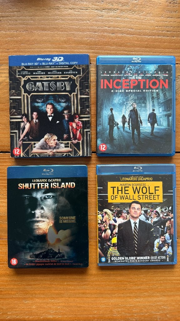 Lot Blu-ray - Leonardo Di Caprio, Action, Comme neuf, Enlèvement, Blu-ray