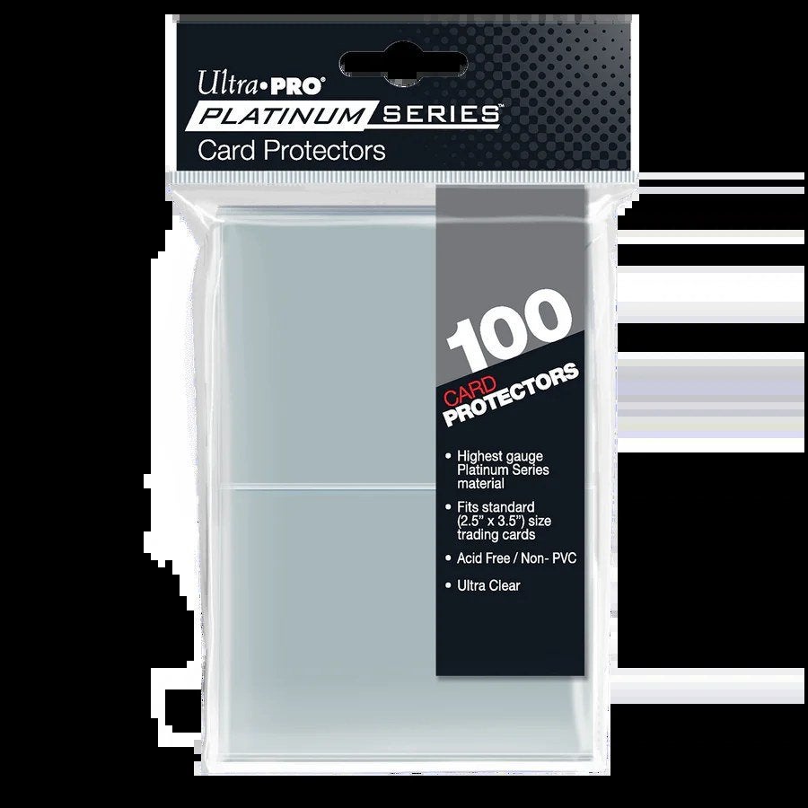 Ultra Pro Platinum Series Card Protector Sleeves 1-Pack 100, Hobby en Vrije tijd, Verzenden, Sleeves of Kaarthoesjes