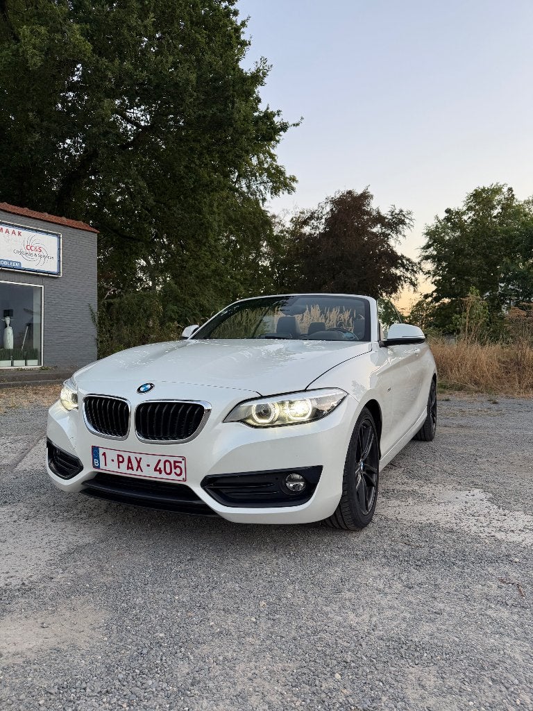 BMW 218i cabrio, Autos, Cuir, Euro 6, Cabriolet, Entretenue par le concessionnaire