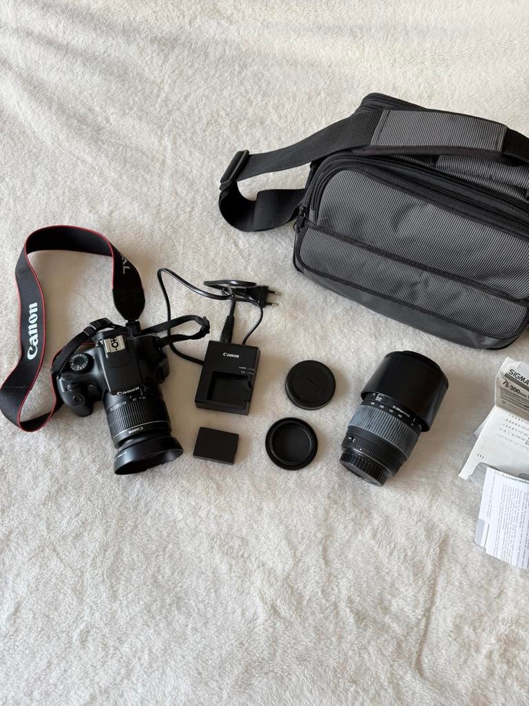 Canon EOS 1100D met accessoires, Ophalen, Zo goed als nieuw, Spiegelreflex, Canon