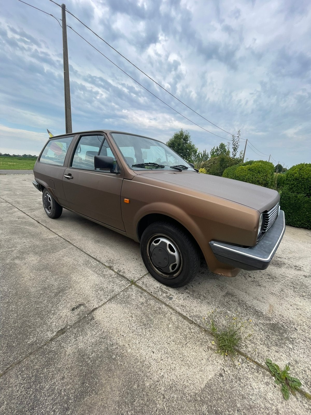 Vw polo 86c steilheck, Autos, Volkswagen, Particulier, Polo, Essence, 3 portes, Boîte manuelle, Argent ou Gris, Gris, Enlèvement