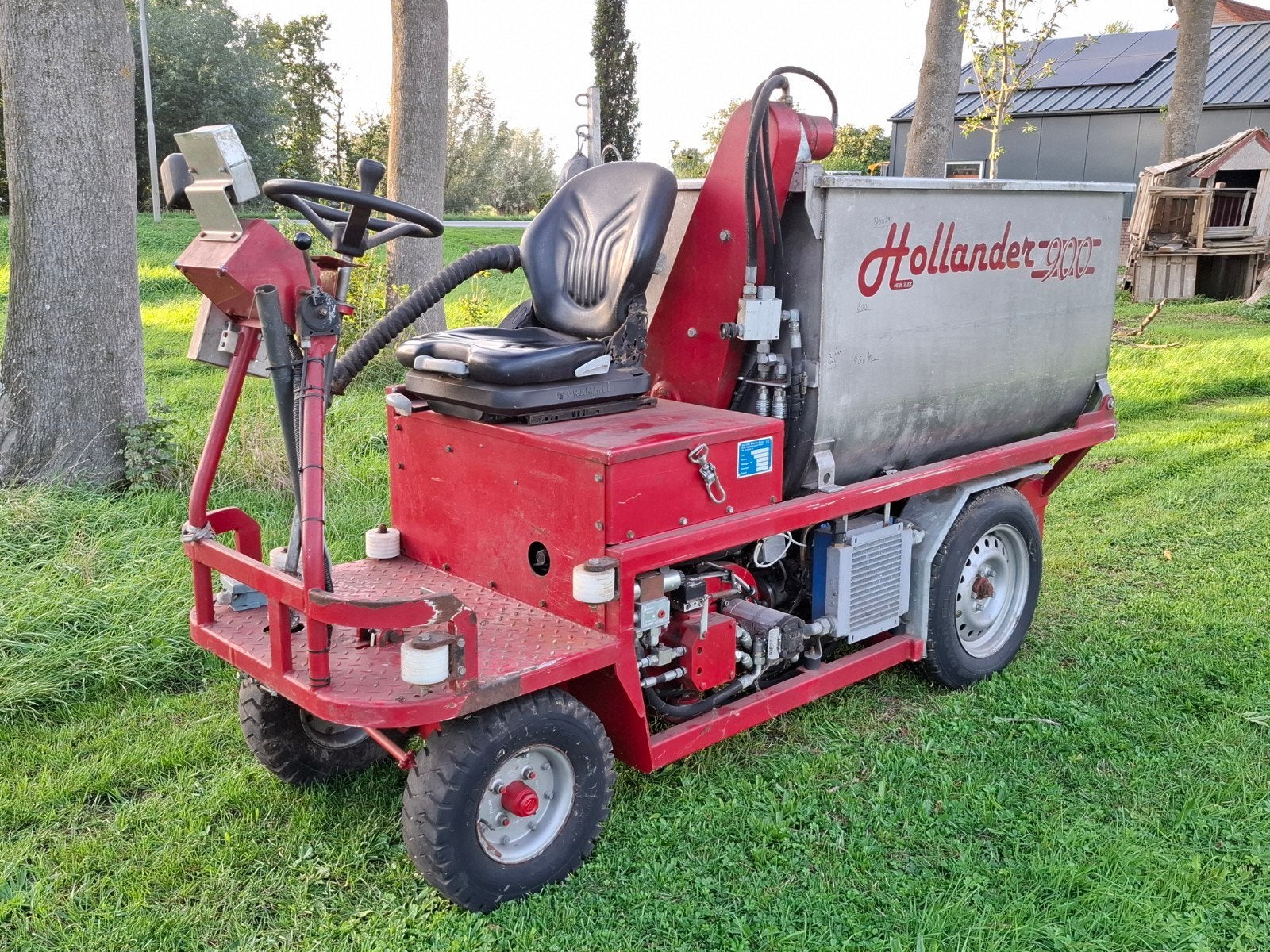 nertsenvoerwagen, voerwagen, voermachine kubota, Verzenden